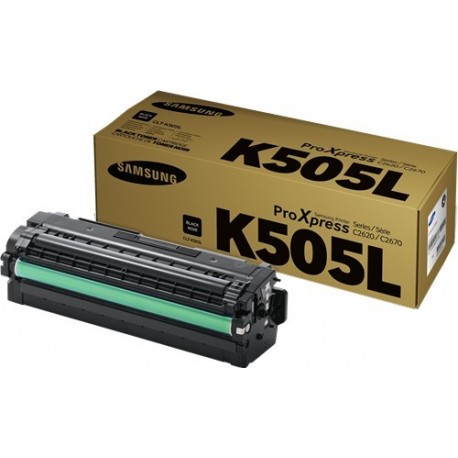 TONER SAMSUNG K505S - TONER SAMSUNG CLTK505L - ORIGINAL BLACK 6.000 PAGINAS