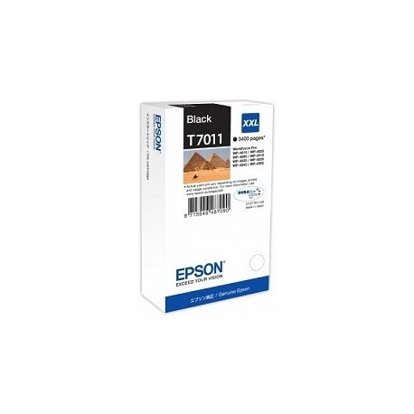 TINTA EPSON T7011 - ORIGNAL BLACK 3.400 PAGINAS