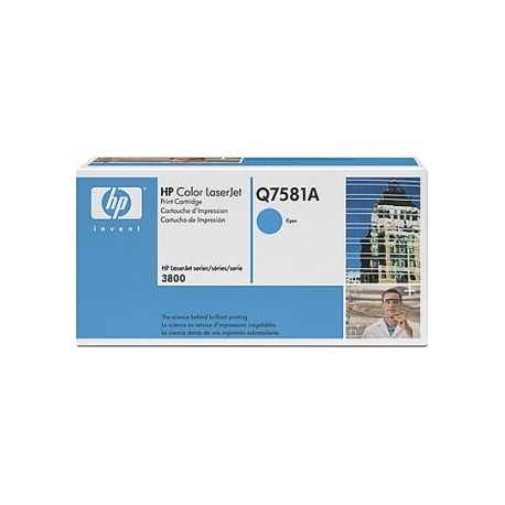 TONER HP 503A - TONER HP Q7581A - ORIGINAL CYAN 6.000 PAGINAS