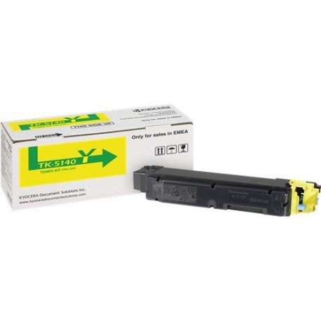 TONER KYOCERA TK5140 - ORIGINAL YELLO 5.000 PAGINAS