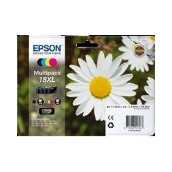 TINTA EPSON 18 - CARTUCHO EPSON T18 - ORIGINAL PACK 4 COLORES 2