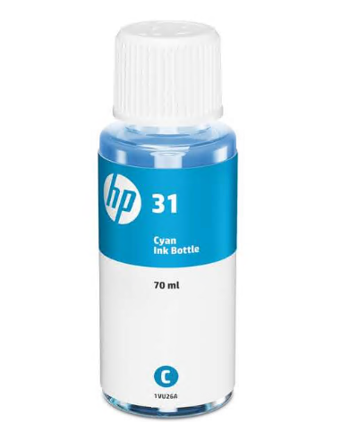 TINTA HP 31 SMART TANK - ORIGINAL CYAN 70 ML