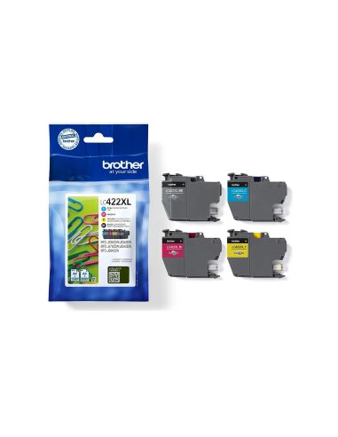 PACK 4 TINTAS BROTHER LC422 XL - ORIGINAL PACK 4 COLORES