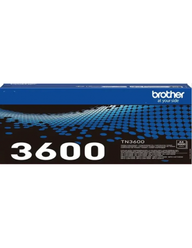 TONER BROTHER TN3600 - ORIGINAL BLACK 3.000 PAGINAS