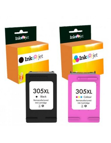 TINTA HP 305XL BLACK - COMPATIBLE BLACK 650 PAGINAS