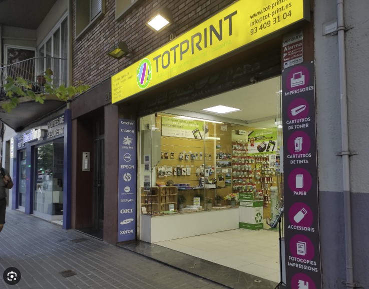 Tienda local de tecnología en Murcia con opciones de tinta y tóner de impresora